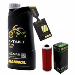 Olej Mannol 7202 Plus 4T 10w40 1L HF161 HIFLO