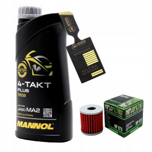 Olej Mannol 7202 Plus 4T 10w40 1L HF973 HIFLO