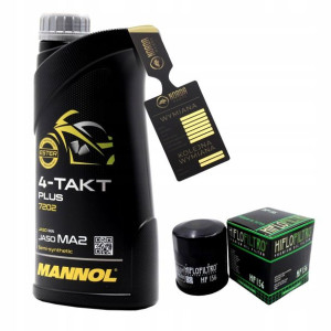 Olej Mannol 7202 Plus 4T 10w40 1L HF156 HIFLO