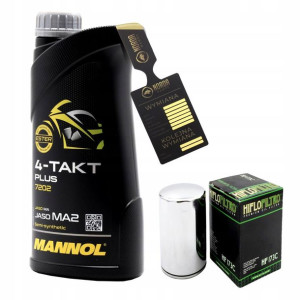 Olej Mannol 7202 Plus 4T 10w40 1L HF173C HIFLO