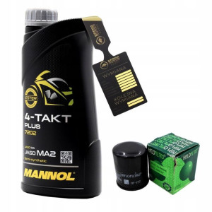 Olej Mannol 7202 Plus 4T 10w40 1L HF177 HIFLO
