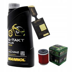 Olej Mannol 7202 Plus 4T 10w40 1L HF141 HIFLO