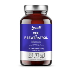 Panaseus OPC + Resweratrol - 50 kapsułek
