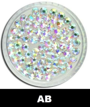 CYRKONIE SZLIFOWANE ALA-SWAROVSKI 50 sztuk SS3 - AB Opalizujące