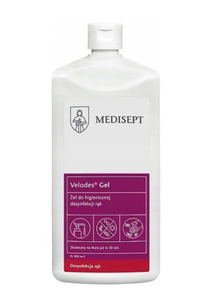 Velodes Gel 500ml MEDISEPT Żel do dezynfekcji rąk