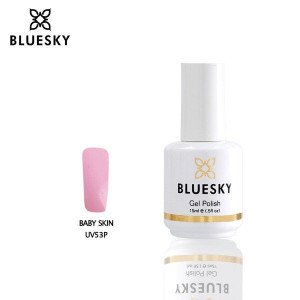 Lakier hybrydowy Bluesky Gel Polish 10ml Nr UV 53P BABY SKIN 15ml RÓŻOWY NU