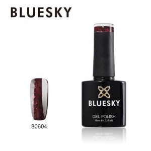 Bluesky Gel Polish 80604 Poison Plum Glitter 10ml 10ml