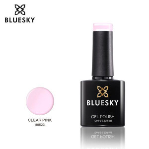Bluesky Gel Polish 80523 CLEAR PINK 10ml RÓŻOWY