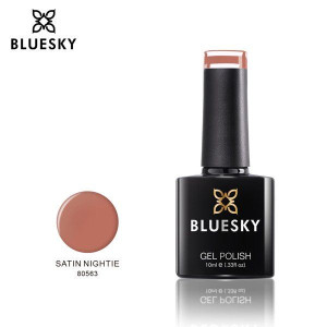 Bluesky Gel Polish 80563 SATIN NIGHTIE 10ml NUDE PASTELOWY
