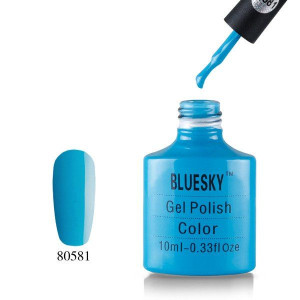 Lakier hybrydowy Bluesky Gel Polish 10ml Nr 80581 CERULEAN SEA 10ml