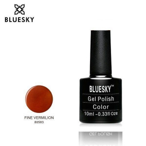 Bluesky Gel Polish 80583 FINE VERMILLION  10ml BRĄZOWY