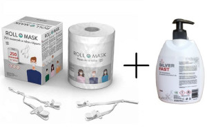 MASECZKI W ROLCE Z KLIPSAMI + Silver Fast 500 ml z pompką