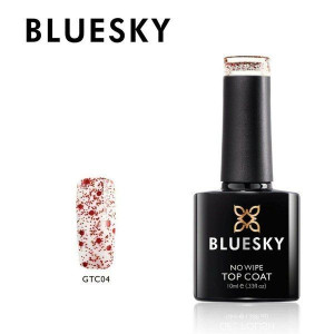Glitter Top no wipe bez przemywania brokatowy GTC04 Bluesky  10ml 10ml