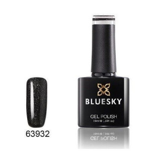 Lakier hybrydowy Bluesky Gel Polish 10ml 63932 10ml BROKATOWY CZARNY
