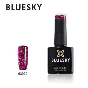 Lakier hybrydowy Bluesky Gel Polish 10ml 63920 10ml RÓŻOWY FIOLETOWY BROKAT