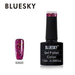 Lakier hybrydowy Bluesky Gel Polish 10ml 63920 10ml RÓŻOWY BROKATOWY