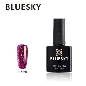Lakier hybrydowy Bluesky Gel Polish 10ml 63920 10ml RÓŻOWY BROKATOWY