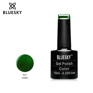 Lakier hybrydowy Bluesky Gel Polish 10ml 63902 10ml ZIELONY BROKATOWY