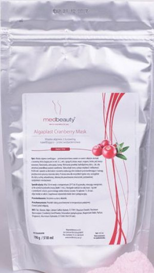 Medbeauty maska algowa z żurawiną 190 g
