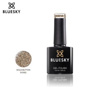 Bluesky Dc 02 Gold Button 10ml Brokatowy Złoty