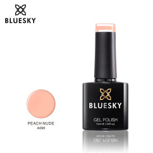 Bluesky Lakier Hybrydowy A95 PEACH NUDE 10ml 10ml NUDE PASTELOWY POMARAŃCZO