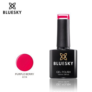 Bluesky Lakier Hybrydowy A114 PURPLE BERRY 10ml 10ml RÓŻOWY