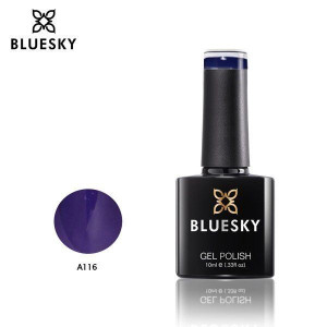 Bluesky Lakier Hybrydowy A116  Dark Blue Purple 10ml 10ml FIOLETOWY