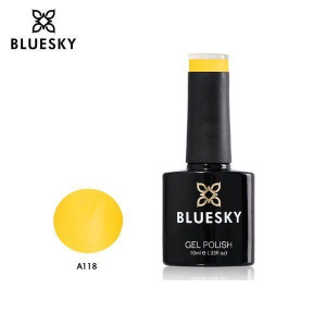 Bluesky Lakier Hybrydowy A118 Creamy 10ml 10ml PASTELOWY ŻÓŁTY