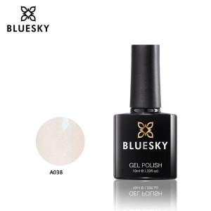 Bluesky Lakier Hybrydowy A38 10ml GLITTER SPARKLE 10ml BROKATOWY PÓŁTRANSPA