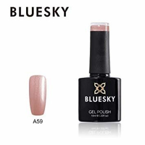 Bluesky Lakier Hybrydowy A59 SHEER NUDE PINK GLASS SLIPPER 10ml 10ml PERŁOW