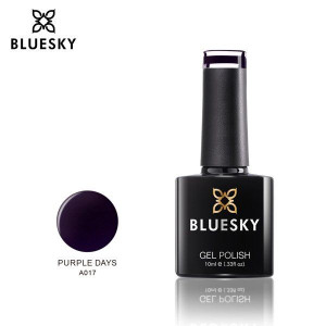 Bluesky Lakier Hybrydowy A17 PURPLE DAYS 10ml 10ml BROKATOWY FIOLETOWY