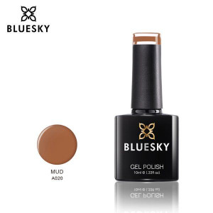 Bluesky Lakier Hybrydowy A20 MUD 10ml 10ml BRĄZOWY NUDE PASTELOWY