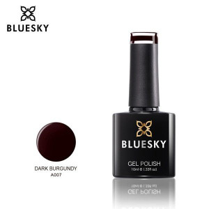 Bluesky Lakier Hybrydowy A07 DARK BURGUNDY 10ml 10ml METALIK BROKATOWY BRĄZ