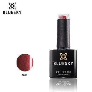 Bluesky Lakier Hybrydowy A09 10ml 10ml METALIK BROKATOWY BRĄZOWY CZERWONY P
