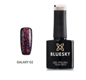 Bluesky Galaxy Gel - 02 10ml Brokatowy Transparentne