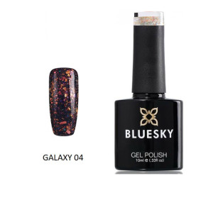 Bluesky Galaxy Gel - 04 10ml Brokatowy Transparentne