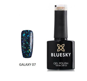 Bluesky Galaxy Gel - 07 10ml Brokatowy Transparentne