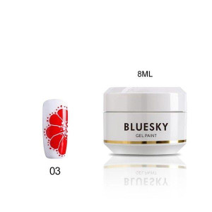 Bluesky Paint Gel 8ml - Czerwony Dk 03 Czerwony 8g