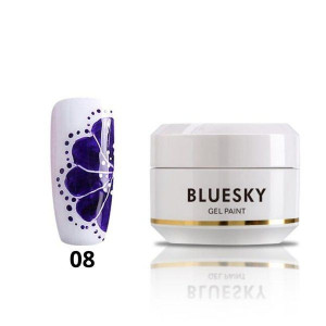 Bluesky Paint Gel 8ml - Fioletowy Dk 08 8g