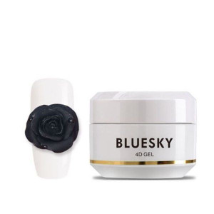 01. Plastelina do zdobień 4d Bluesky 4D Gel 8g Czarna 8g CZARNY