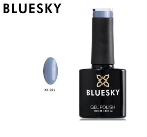 Lakier hybrydowy Bluesky XK 21 Cloudy Sky Grey with Blue Pearl 10ml 10ml PE