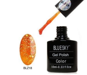Lakier hybrydowy Bluesky Gel Polish 10ml  BLZ 18 10ml BROKATOWY