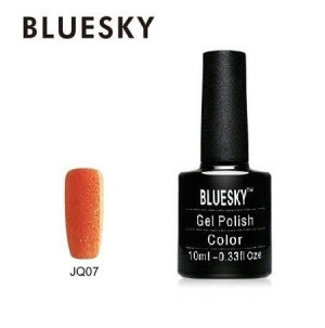Lakier hybrydowy Bluesky Gel Polish 10ml JQ 07 10ml BROKATOWY ZŁOTY POMARAŃ