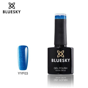 BlueSky Seria YYF03 10ml BROKATOWY NIEBIESKI