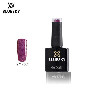 BlueSky Seria YYF07 10ml BROKATOWY FIOLETOWY