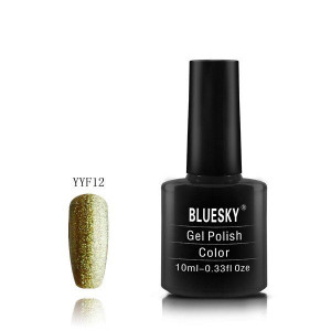 BlueSky Seria YYF12 10ml BROKATOWY ZŁOTY BRĄZOWY