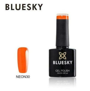 Bluesky Neon 30 Bright Orange Vibrant 10ml Neon Pomarańczowy