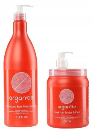 Zestaw Stapiz Argan'de szampon 1L+ maska 1L