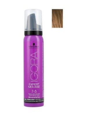 SCHWARZKOPF Igora Expert Mousse Pianka Kolor 7-5