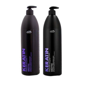 Joanna zestaw szampon i odżywka keratin 2x1000 ml